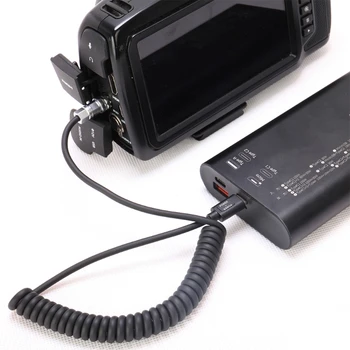 Vak Erő Cső hálózati Kábel BMPCC Hatalom A Fényképezőgép USB-C PD 16V Pocket Cinema Camera 4K C-Típusú Kábel 2