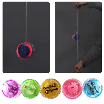 Villogó, Világító LED YoYo Labda Játék Nagy Sebességű Gyerekek String Ellenőrzési Szórakozás a Gyerekek a Gyerekek Játékok