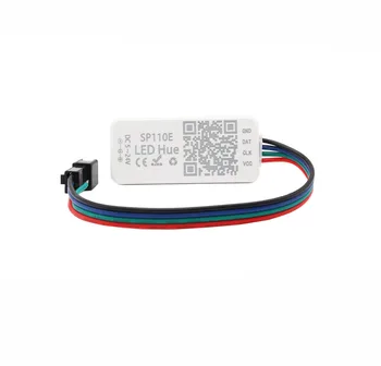 WS2812B WS2812 RGB Led Szalag Lámpa SP110E (bluetooth pixel vezérlő) Kit 60/144LEDs/m DC5V 2