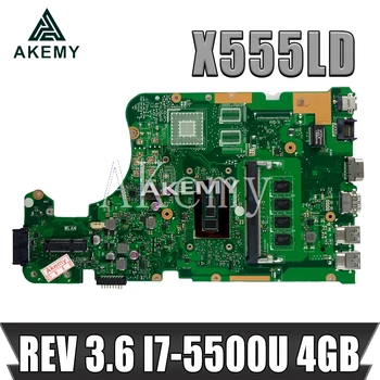 X555LD REV 3.6 X555LAB Alaplap Az Asus X555LJ X555LB X555LA X555L Laptop Alaplap Alaplap Teszt Ok I7-5500U 4 GB-RAM GM 1