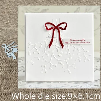 XLDesign Kézműves fémforgácsolási Meghal stencil penész 2db íj-csomó dekoráció scrapbook Album Papír Kártya Kézműves Dombornyomás meghalni darabok