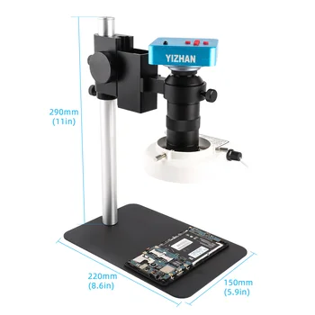 YIZHAN Mini USB Ipari Mikroszkóp Készlet Professzionális Digitális Fényképezőgép Elektronikus Mikroszkóp Javításra Forrasztás Telefon 2