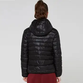 ZITY 90% - os Ultra -Light Plus Size Vékony Kabát Női 2020-As Őszi Téli Vékony, Rövid Kapucnis Meleg Fehér Kacsa Le a Kabátot a Nők Helyes 2
