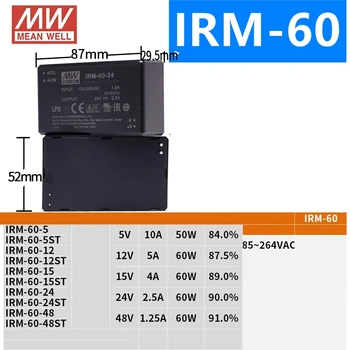 ÉRTEM, HÁT IRM-60-5 IRM-60-12 IRM-60-15 IRM-60-24 IRM-60-48 60W Teljesítmény modul 2